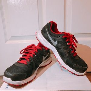 Nike running shoes (Revolution 2) black/red size 7